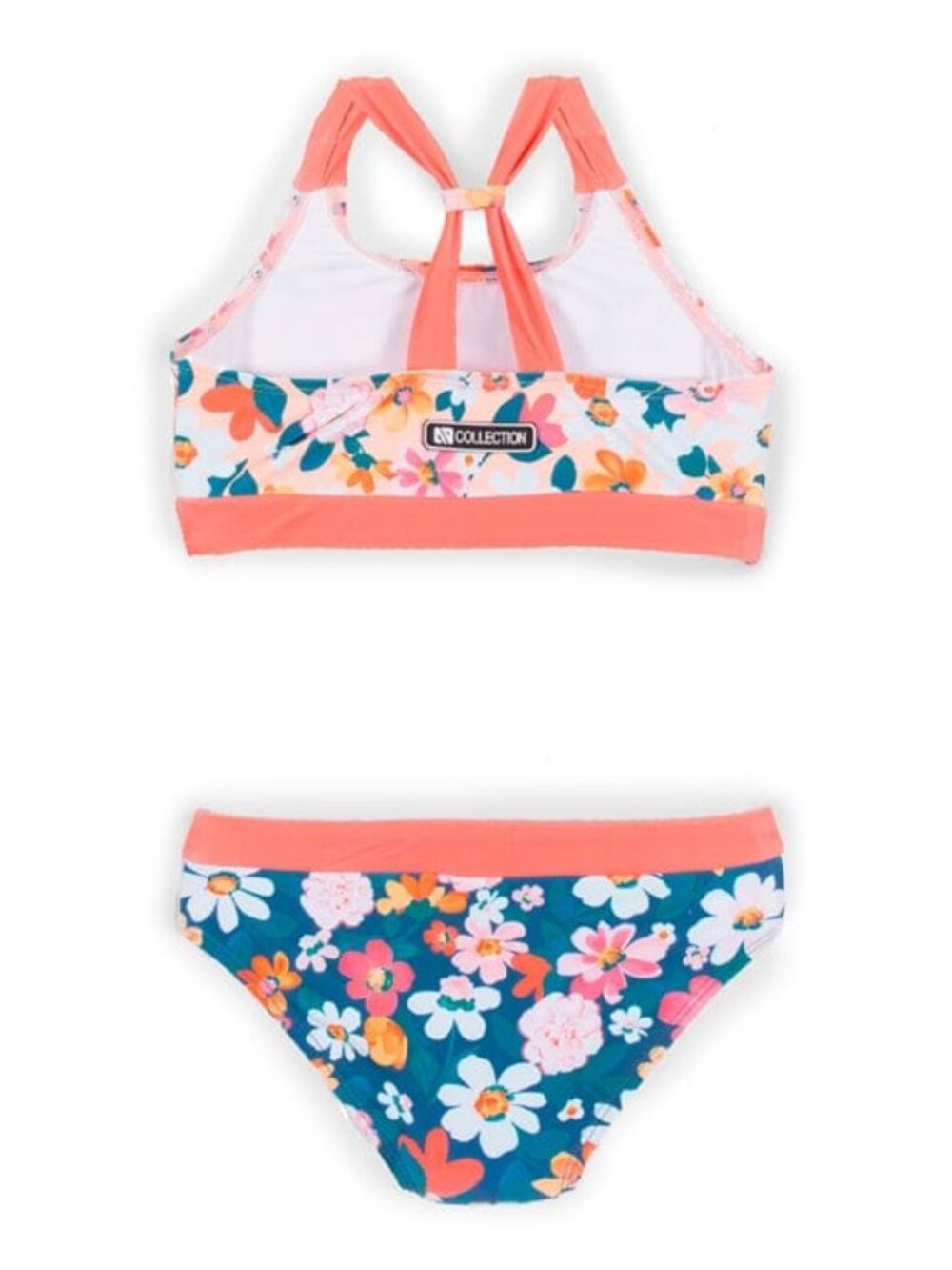 EUC Little Miss Muffin Nano 2 piece floral swimsuit youth 7 - Picture 2 of 4